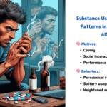 a person smoking with a reflection of them in the mirror texts suggest 6 key differences in substance use patterns of adhd patients