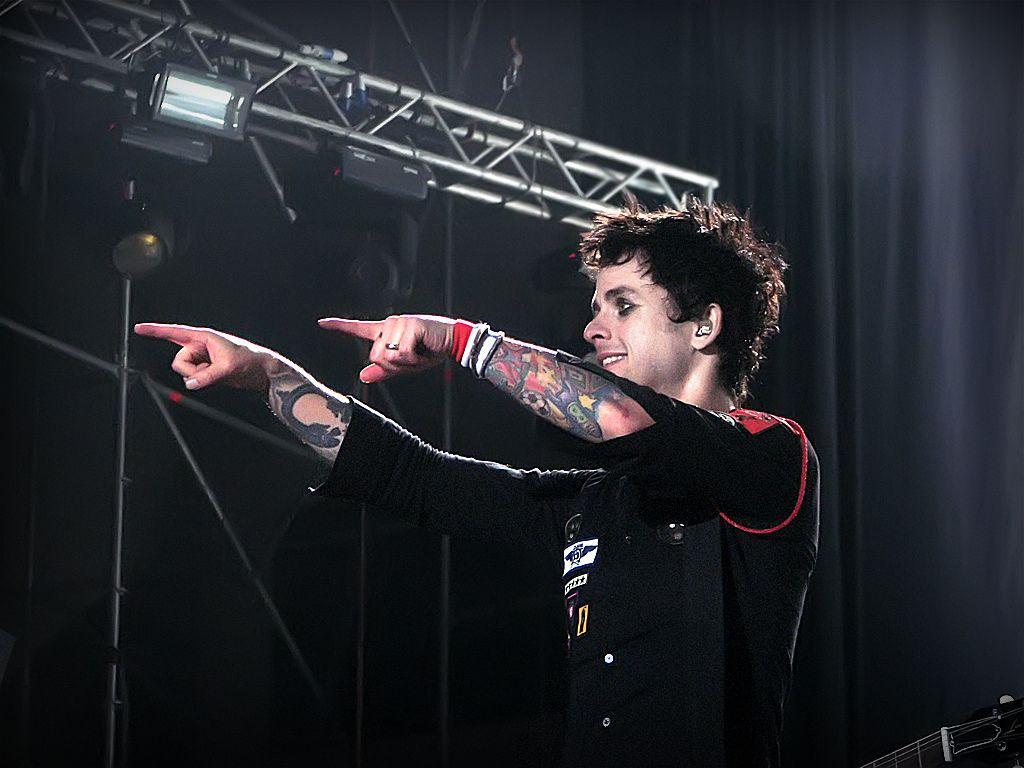 billie joe armstrong, greenday artist at a his concert