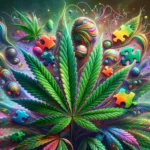 A-beautifully-color-graded-artistic-representation-of-cannabis-leaves-intertwined-with-symbols-of-neurodiversity